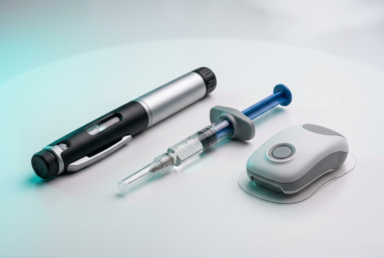 Advanced drug delivery devices including an injection pen, prefilled syringe and wearable injector